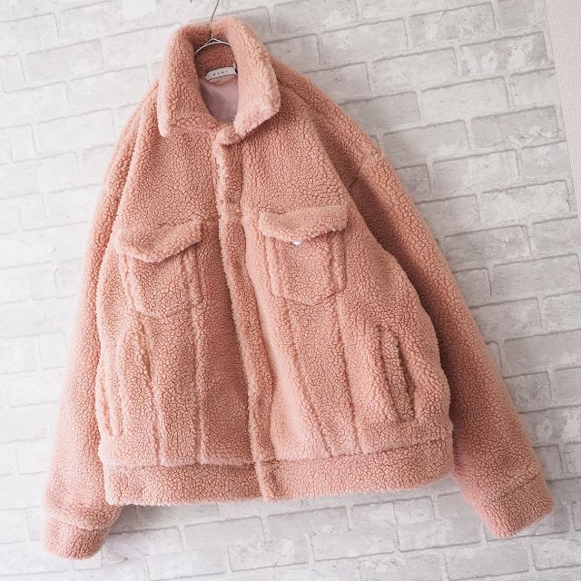 最低の価格 【mnml】XL/シープボア/ビッグシルエット/もこもこ