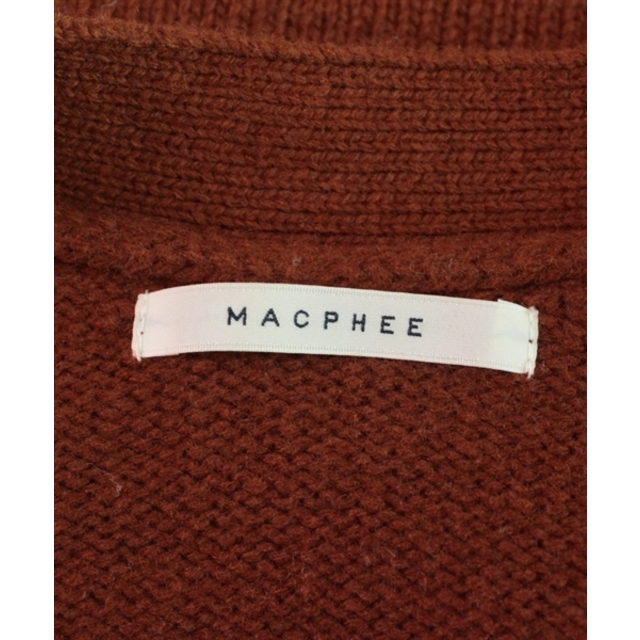 MACPHEE(マカフィー)のMACPHEE マカフィー ニット・セーター S 茶 【古着】【中古】 メンズのトップス(ニット/セーター)の商品写真