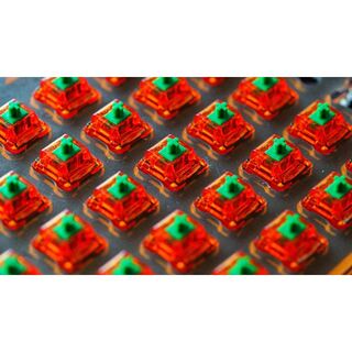 Tangerine Switches Lubed＆Filmed67個 スイッチ(PC周辺機器)