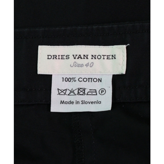 DRIES VAN NOTEN(ドリスヴァンノッテン)のDRIES VAN NOTEN ひざ丈スカート 40(M位) 黒 【古着】【中古】 レディースのスカート(ひざ丈スカート)の商品写真