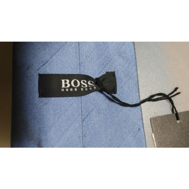 HUGO BOSS　ネクタイ　ブルー　未着用・購入時タグ付き