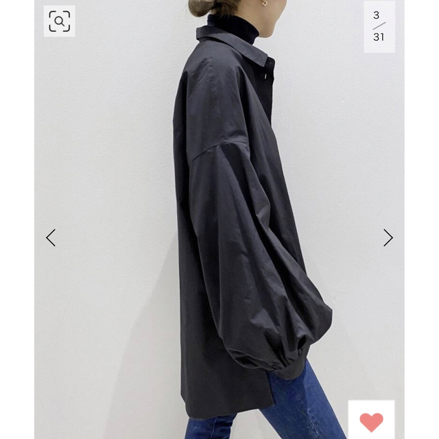 L'Appartement DEUXIEME CLASSE(アパルトモンドゥーズィエムクラス)のL'Appartement Volume Sleeeve Shirt レディースのトップス(シャツ/ブラウス(長袖/七分))の商品写真