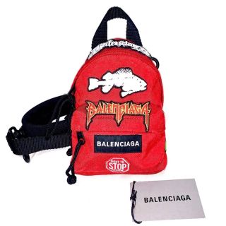 バレンシアガ(Balenciaga)のBALENCIAGA バレンシアガ ロゴパッチ ミニ ショルダーバッグ(ショルダーバッグ)