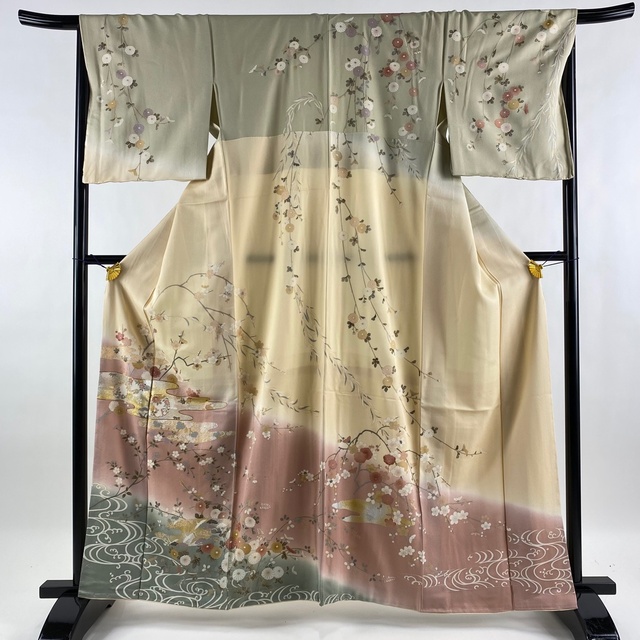 バイセル帯訪問着 身丈164.5cm 裄丈65.5cm 正絹 美品 名品