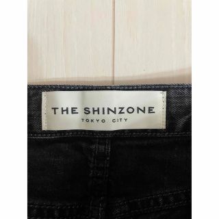 THE SHINZONE スリムカットオフデニムパンツ ハイウエスト スリム