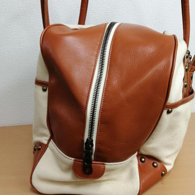 carnet(カルネ)のcarnet leather canvas bag レディースのバッグ(トートバッグ)の商品写真