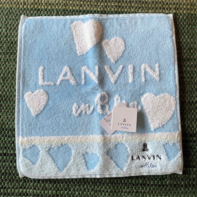 LANVIN en Bleu(ランバンオンブルー)の◇未使用タグ付き◇LANVIN en Blue プチタオル レディースのファッション小物(ハンカチ)の商品写真