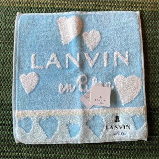 ランバンオンブルー(LANVIN en Bleu)の◇未使用タグ付き◇LANVIN en Blue プチタオル(ハンカチ)