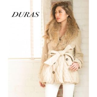 DURAS - デュラス リアルファー キルティングコートの通販 by