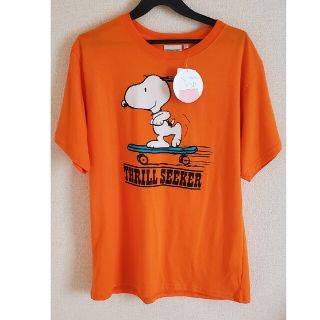 菅田将暉 着用 Snoopy Tee XL スヌーピー オレンジ Tシャツ