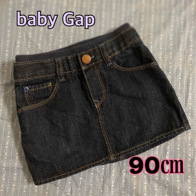 babyGAP(ベビーギャップ)のbaby Gap デニムスカート キッズ/ベビー/マタニティのキッズ服女の子用(90cm~)(スカート)の商品写真