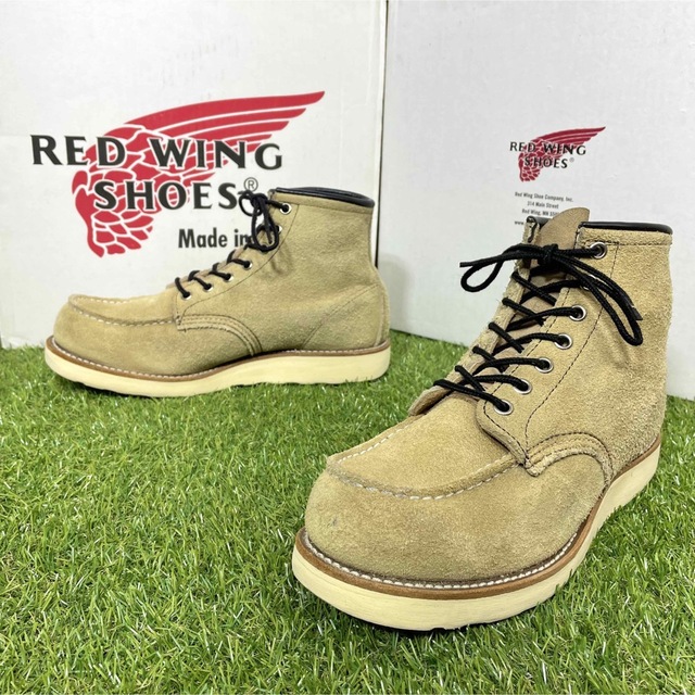 REDWING(レッドウィング)の【安心品質0981】廃盤レッドウイング旧タグREDWINGブーツ7.5E送料込 メンズの靴/シューズ(ブーツ)の商品写真