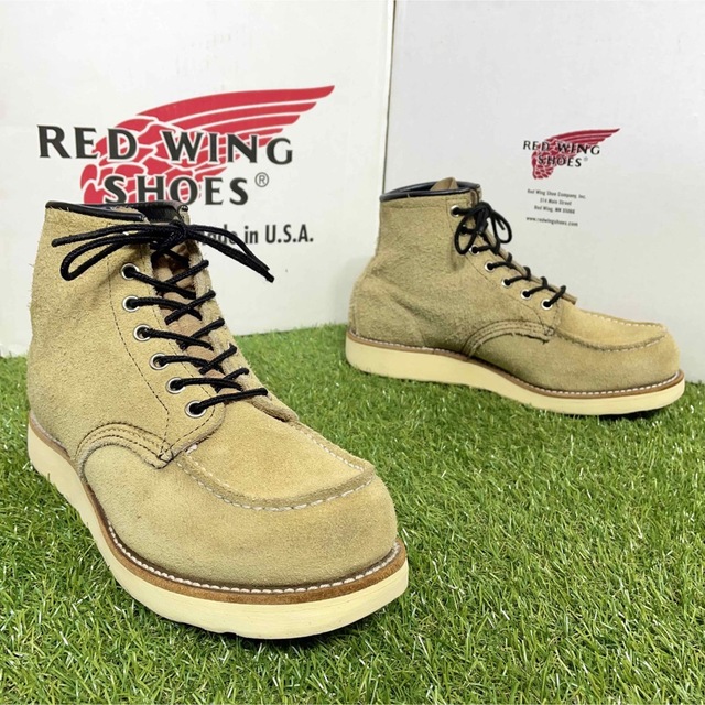 REDWING(レッドウィング)の【安心品質0981】廃盤レッドウイング旧タグREDWINGブーツ7.5E送料込 メンズの靴/シューズ(ブーツ)の商品写真