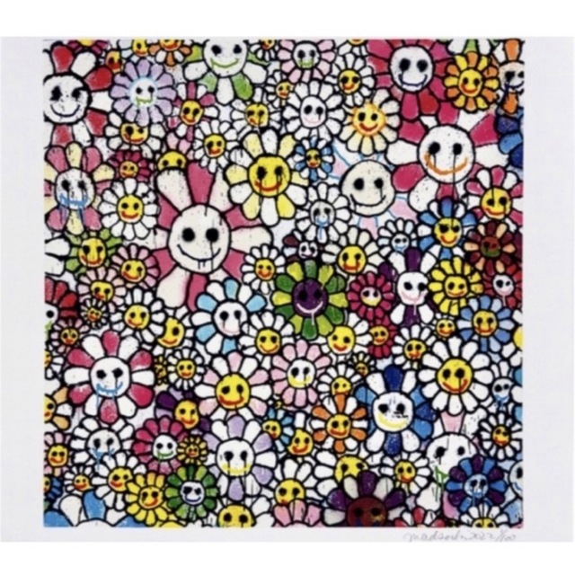 Homage to Takashi Murakami Flowers 3_P エンタメ/ホビーの美術品/アンティーク(版画)の商品写真