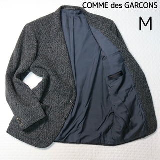 コムデギャルソン(COMME des GARCONS)の【80's】コムデギャルソンオム DEUX ヘリンボーン テーラードジャケット(テーラードジャケット)