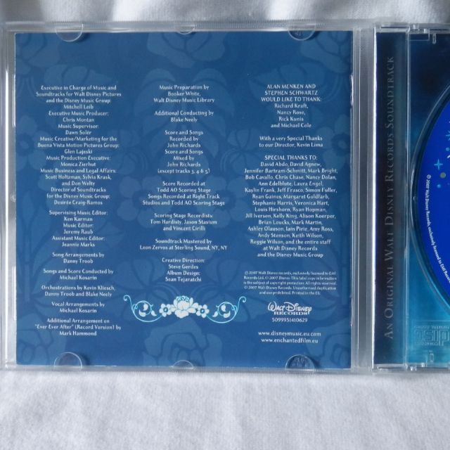 Disney(ディズニー)の魔法にかけられて Enchanted 輸入盤 O.S.T. サウンドトラック エンタメ/ホビーのCD(映画音楽)の商品写真