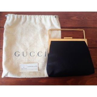 グッチ(Gucci)のグッチ　GUCCI  　ヴィンテージ　ハンドバッグ　パーティーバッグ(ハンドバッグ)