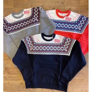 3個セット・送料無料 TCB jeans x XX development 雪柄スウェット