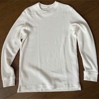 ユニクロ(UNIQLO)のユニクロ ワッフル クルーネックTシャツ（長袖）(Tシャツ/カットソー(七分/長袖))