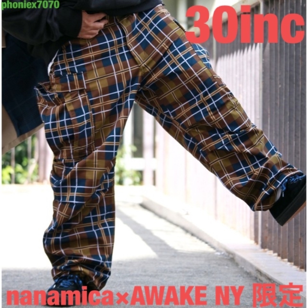 【nanamica × AWAKE NY】アルファドライカーゴパンツ30inc