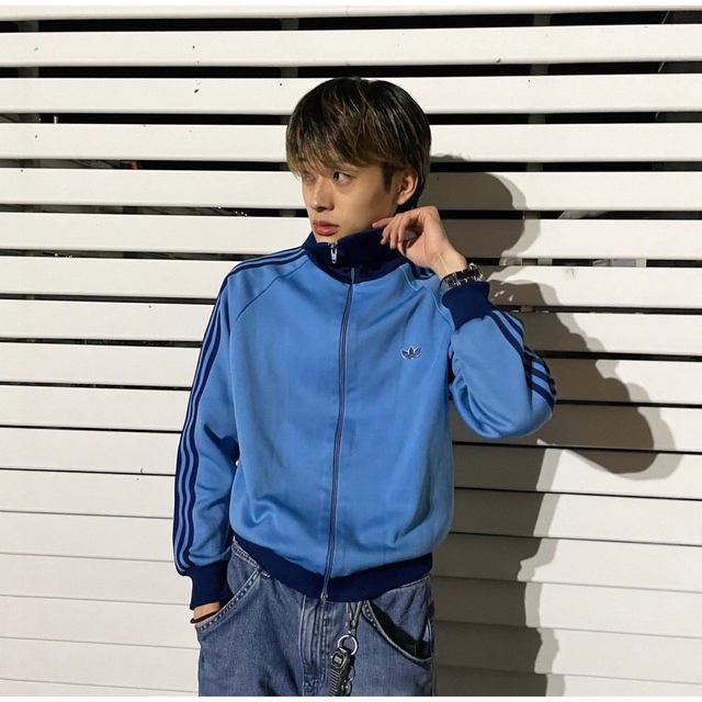 お気にいる】【お気にいる】adidas デサント トラックジャケット 70s