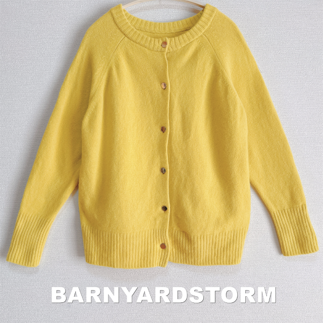 BARNYARDSTORM(バンヤードストーム)の【BARNYARDSTORM】バンヤードストーム カシミヤ混 カーディガン レディースのトップス(カーディガン)の商品写真