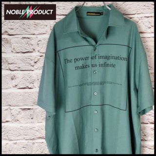 NOBLE PRODUCT　春夏シャツ　オーバーシャツ　半袖　メンズ　【M】(シャツ)