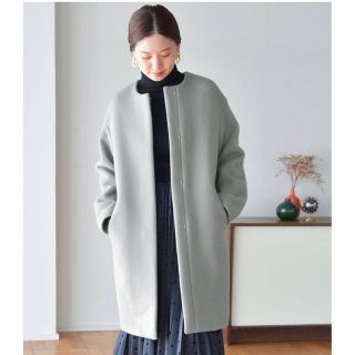 IENA(ロングコート ・ ブルー・ネイビー/青色系)のフリマ IENA(ロングコート ・ ブルー・ネイビー/青色系)のフリマ