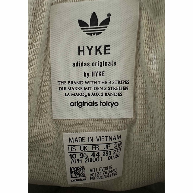 HYKE Adidas AOH-001 （FV3915）サイズ28.0