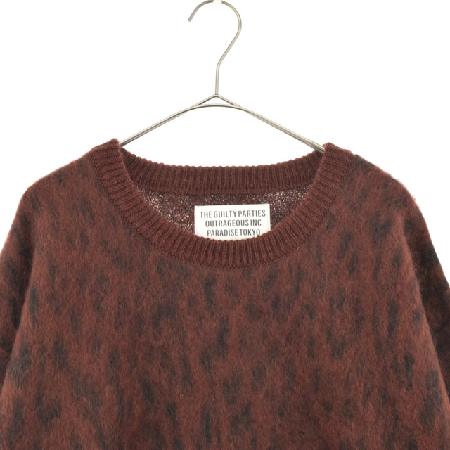 WACKO MARIA - WACKO MARIA ワコマリア 22AW LEOPARD MOHAIR CREW NECK