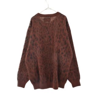 WACKO MARIA ワコマリア 22AW LEOPARD MOHAIR CREW NECK SWEATER TYPE