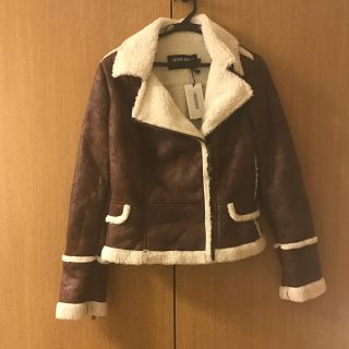 デニーローズ(DENNYROSE)の新品タグ付き＊DENNYROSE＊フェイクムートンライダース(ライダースジャケット)