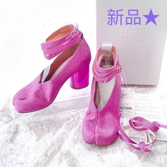 MM6 エムエムシックス メゾンマルジェラ タビ ストラップ パンプス 新品-