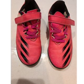 アディダス(adidas)のアディダス サッカー 靴 ピンク 19.5cm アシックス(シューズ)