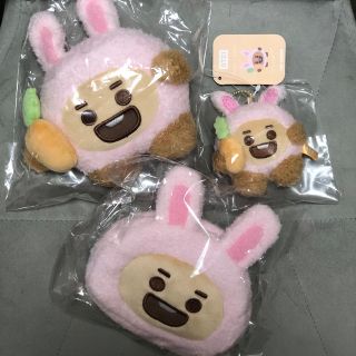 BT21 SHOOKY RABBIT 3点セット ポーチ ぬいぐるみ マスコット