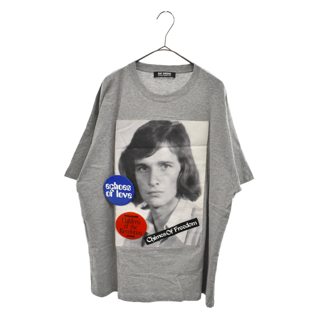 RAF SIMONS ラフシモンズ 21SS Chimes Of Freedom T-Shirt フォトプリントTシャツ グレー 211-M121のサムネイル