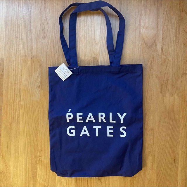 PEARLY GATES(パーリーゲイツ)のパーリーゲイツ★非売品★タグ付★新品未使用 エコバッグ　トートバッグ　バッグ スポーツ/アウトドアのゴルフ(バッグ)の商品写真