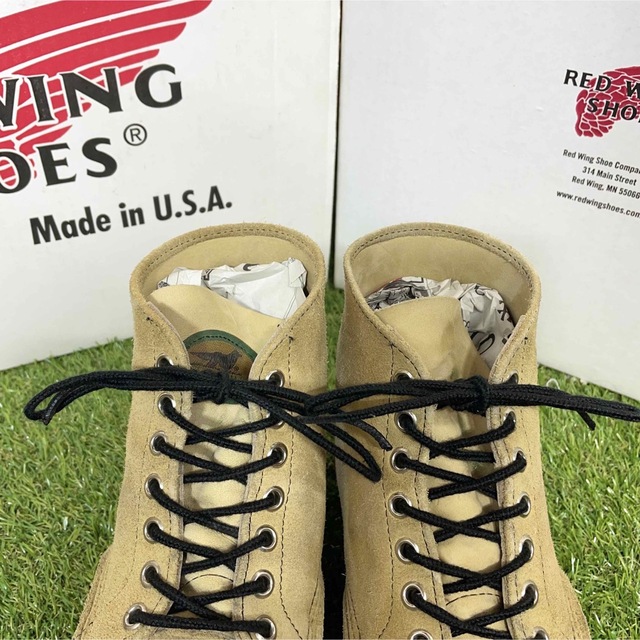 REDWING(レッドウィング)の【安心品質0987】廃盤8167レッドウイングUS7送料込25-26スエード メンズの靴/シューズ(ブーツ)の商品写真