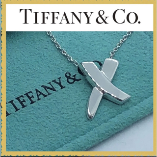 ティファニー(Tiffany & Co.)の美品　TiffanyティファニーXキスネックレス　SV925(ネックレス)