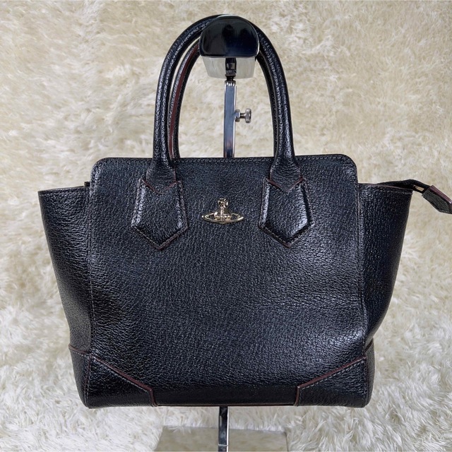 B5 極美品 Vivienne Westwood レザー トートバッグ チャーム