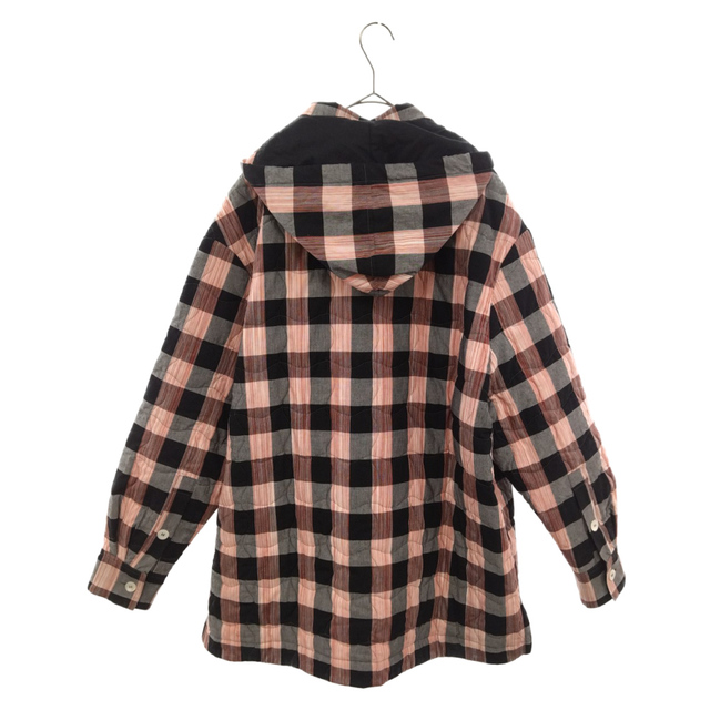 ロエベ 22AW キルトチェックフーディー シャツジャケット H526Y05W60
