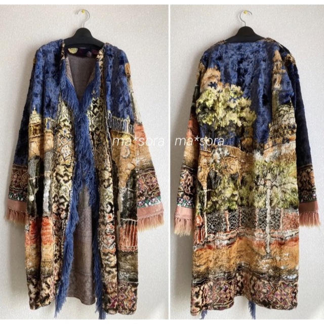 EDIT.FOR LULU - Special vintage tapestry fringe coat