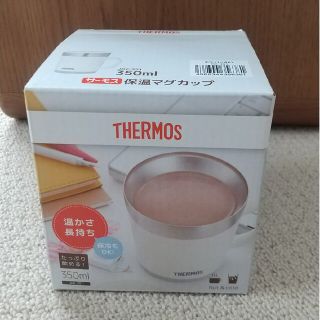 サーモス(THERMOS)のTHERMOS　保温マグカップ　ホワイト(グラス/カップ)