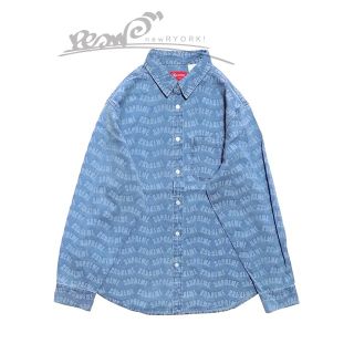 シュプリーム(Supreme)のSupreme シュプリームアーチロゴジャカードデニムシャツ se959r(シャツ)