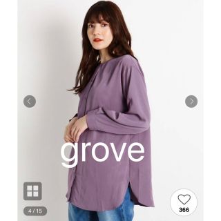 グローブ(grove)の大幅値下げ！新品、タグ付き！grove　ブラウス(シャツ/ブラウス(長袖/七分))