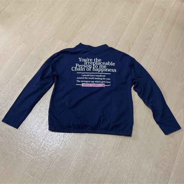 キッズ　トップス　140 長袖 キッズ/ベビー/マタニティのキッズ服女の子用(90cm~)(Tシャツ/カットソー)の商品写真