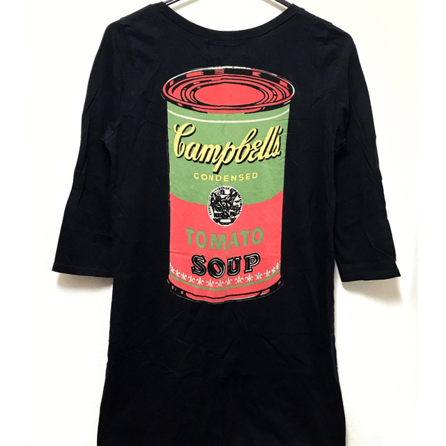 HYSTERIC GLAMOUR(ヒステリックグラマー)のヒステリックグラマー【美品】andy warhol 七分袖 カットソー トップス レディースのトップス(カットソー(長袖/七分))の商品写真