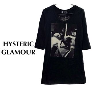 ヒステリックグラマー(HYSTERIC GLAMOUR)のヒステリックグラマー【美品】andy warhol 七分袖 カットソー トップス(カットソー(長袖/七分))