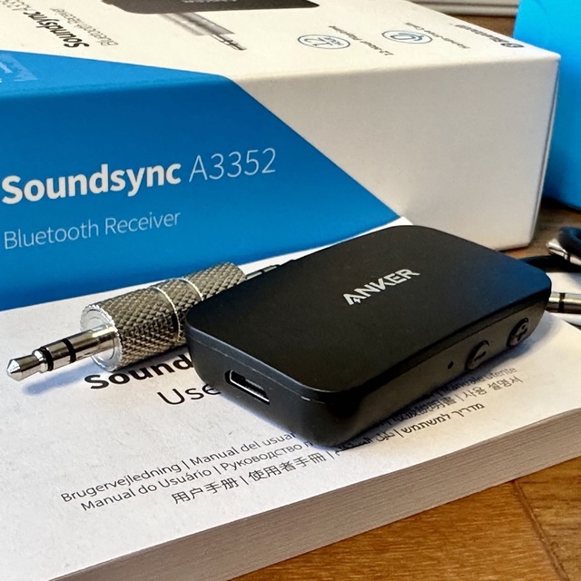 Anker(アンカー)の【開封新品未使用】Anker Soundsync Bluetoothレシーバー スマホ/家電/カメラのオーディオ機器(スピーカー)の商品写真