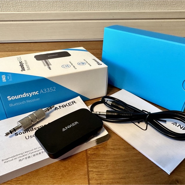 Anker(アンカー)の【開封新品未使用】Anker Soundsync Bluetoothレシーバー スマホ/家電/カメラのオーディオ機器(スピーカー)の商品写真